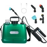 Checarzhn - - no1 - 8l pulvrisateur electrique a dos, pulvrisateur tlescopique de jardin avec 4 buses ...