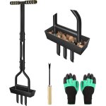 Checarzhn - - no1 - arateur de pelouse, arateurs de gazon manuels avec plateau de rangement et poigne ...