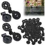 Checarzhn - - no1 - attache br vue 100 pièces, clip spécial avec ?illet, clips de fixation pour bache ... Checarzhn - - no1 - attache br vue 100 pièces, clip spécial avec ?illet, clips de fixation pour bache ...