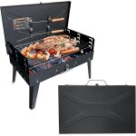 Checarzhn - - no1 - barbecue au charbon de bois portable pliable - mini barbecue de voyage - barbecue ... Checarzhn - - no1 - barbecue au charbon de bois portable pliable - mini barbecue de voyage - barbecue ...