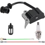 Checarzhn - - no1 - bobine d'allumage pour chinois pour timberpro pour lawnflite 2500 25cc trononneuse, ...