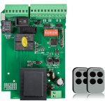 Checarzhn - - no1 - carte de rception de contrle de portail automatique 433 mhz, 2 tlcommandes