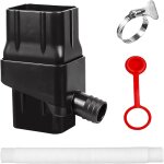 Checarzhn - - no1 - collecteur récupérateur eau de pluie, kit recuperateur d eau de pluie rectangulaire, ... Checarzhn - - no1 - collecteur récupérateur eau de pluie, kit recuperateur d eau de pluie rectangulaire, ...