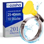 Checarzhn - - no1 - collier de serrage inox - 10 pièces 25 - 40 mm collier serrage - collier de serrage ... Checarzhn - - no1 - collier de serrage inox - 10 pièces 25 - 40 mm collier serrage - collier de serrage ...