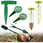 Checarzhn - - no1 - distributeur de graines mini semoir semences semoir a graines de jardin manuel outil ...