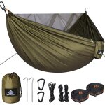 Checarzhn - - no1 - hamac de camping avec moustiquaire capacit de charge de 300kg, (290 x 140 cm) nylon ...