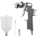 Checarzhn - - no1 - hvlp pistolet a peinture pour arographe avec tasse pour peinture de 600 ml, buse ...