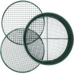 Checarzhn - - no1 - koolpug tamis de jardin 3 en 1 en mtal avec mailles interchangeables 12 mm / 6 mm ...
