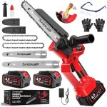 Checarzhn - - no1 - mini tronconneuse a batterie 8 et 6 pouces - 1180w brushless tronconneuse electrique ... Checarzhn - - no1 - mini tronconneuse a batterie 8 et 6 pouces - 1180w brushless tronconneuse electrique ...