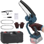 Checarzhn - - no1 - mini tronçonneuse a batterie compatible avec bosch 18v batteries, 6 pouces tronçonneuse ... Checarzhn - - no1 - mini tronçonneuse a batterie compatible avec bosch 18v batteries, 6 pouces tronçonneuse ...