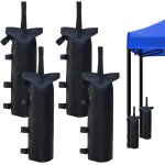 Checarzhn - - no1 - paquet de 4 poids lourd de sable gazebo, 22 * 50cm poids pour tonnelle sac de sable, ...