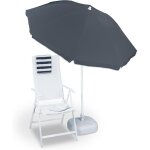 Checarzhn - - no1 - parasol, Ø 180 cm, hauteur réglable, inclinable, rond, polyester, acier, jardin, ... Checarzhn - - no1 - parasol, Ø 180 cm, hauteur réglable, inclinable, rond, polyester, acier, jardin, ...