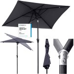 Checarzhn - - no1 - parasol aluminium rectangulaire 210x140 cm pour balcon, jardin & terrasse - protection ... Checarzhn - - no1 - parasol aluminium rectangulaire 210x140 cm pour balcon, jardin & terrasse - protection ...