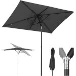 Checarzhn - - no1 - parasol rectangulaire pour balcon, terrasse et jardin, 200 × 125 cm, résistant au ... Checarzhn - - no1 - parasol rectangulaire pour balcon, terrasse et jardin, 200 × 125 cm, résistant au ...
