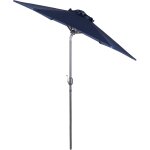 Checarzhn - - no1 - parasol rond de 2 m avec bouton poussoir inclinable parasol de table d'extérieur ... Checarzhn - - no1 - parasol rond de 2 m avec bouton poussoir inclinable parasol de table d'extérieur ...