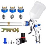 Checarzhn - - no1 - pistolet pulvrisateur hvlp 3 buses 1, 4 mm 1, 7 mm 2, 0 mm systme de peinture profession ...