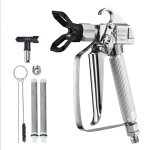 Checarzhn - - no1 - pistolet pulvérisateur de peinture sans air, haute pression 248 bar, avec embout ... Checarzhn - - no1 - pistolet pulvérisateur de peinture sans air, haute pression 248 bar, avec embout ...