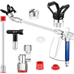 Checarzhn - - no1 - pistolet pulvérisateur de peinture sans air ¿ haute pression 3600 psi avec manche ... Checarzhn - - no1 - pistolet pulvérisateur de peinture sans air ¿ haute pression 3600 psi avec manche ...