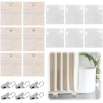 Checarzhn - - no1 - poids de rideau d'extrieur pour tonnelle, sac de sable avec pinces en mtal, fermeture ...