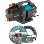 Checarzhn - - no1 - pompe de jardin 3000 / 4, basic set pompe d'arro avec unit d'aspiration 3, 5 m et ...