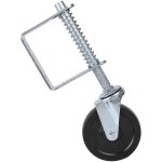 Checarzhn - - no1 - de portail, pivotante a ressort en caoutchouc de 4 pouces avec absorption des chocs, ...