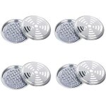 Checarzhn - - no1 - porte - spirale d'encens 4 pices support de bo e de moustique en acier inoxydable ...