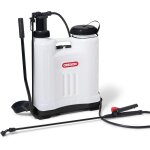 Checarzhn - - no1 - pulvrisateur dorsal 16 l avec lance et 4 buses rglables, pour pesticides, engrais, ...