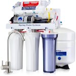 Checarzhn - - no1 - rcc7p - ak systme d'osmose inverse 6 etapes sous evier avec pompe, filtre a eau ...