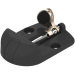 Checarzhn - - no1 - sabot de portail polyamide noir avec basculeur epaisseur 30 a 85 mm - hauteur 40 ...