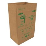 Checarzhn - - no1 - sacs dchets verts en papier kraft - sacs compostables - fond plat - papier recycl ...
