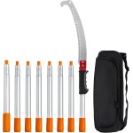Checarzhn - - no1 - scie a elaguer tlescopique 1, 4 - 3 m scie a perche extensible manuelle lame en ...