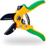 Checarzhn - - no1 - scateur de jardin cisaille a enclume star 220mm. coupe branche Ø 15. lame sk5 de ...