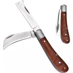 Checarzhn - - no1 - serpette greffoir, greffoir couteau jardin serpette pliante lame couteau pliable ...