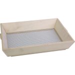 Checarzhn - - no1 - tamis rectangulaire, 22 x 32 cm, mailles carres 6 x 6 mm, idal pour le sable compost ...