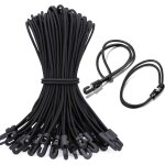 Checarzhn - - no1 - tendeurs elastique avec crochets 25cm, 25 pices tendeur bache epaisseur 4 mm, multifoncti ...