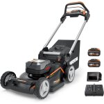 Checarzhn - - no1 - tondeuse a gazon tracte brushless sans fil 40v wg749e, jusqu'a 500m sur une charge, ...