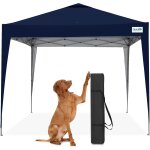 Checarzhn - - no1 - tonnelle pliante 3 x 3 m etanche, stable, rsistante a l'hiver, systme de clic pop ...