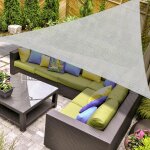 Checarzhn - - no1 - voile d'ombrage, impermable toile ombrage, voile d'ombrage des uv, triangles 3x3x3m, ...
