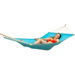 Checarzhn - - no1 - xxl grand hamac familial a deux places 200x120cm avec barres en bois bleu Checarzhn - - no1 - xxl grand hamac familial a deux places 200x120cm avec barres en bois bleu