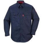 Chemise de travail ignifug�e portwest bizflame marine xl