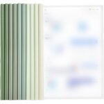 Cheng - 10 pièces a4 couverture de rapport, transparent barre coulissante rapport couvre, 10 feuilles ... Cheng - 10 pièces a4 couverture de rapport, transparent barre coulissante rapport couvre, 10 feuilles ...