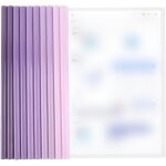 Cheng - 10 pièces a4 couverture de rapport, transparent barre coulissante rapport couvre, 10 feuilles ... Cheng - 10 pièces a4 couverture de rapport, transparent barre coulissante rapport couvre, 10 feuilles ...