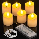 Cheng - bougie chauffe plat led rechargeable, 6 fausse bougies à led flamme vacillante bougie decorative ... Cheng - bougie chauffe plat led rechargeable, 6 fausse bougies à led flamme vacillante bougie decorative ...