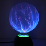 Cheng - lampe boule de plasma lumière plasma magique 5 pouces lampe globe statique lumière bleue électrostatiq ... Cheng - lampe boule de plasma lumière plasma magique 5 pouces lampe globe statique lumière bleue électrostatiq ...