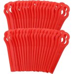 Chenquansarl - lot de 100 lames de rechange en plastique pour tondeuse a gazon sans fil, compatibles ...