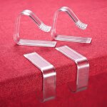 Chenquansarl - lot de 12 pinces de support de nappe résistantes au vent pour table d'extérieur, pique ... Chenquansarl - lot de 12 pinces de support de nappe résistantes au vent pour table d'extérieur, pique ...