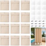 Chenquansarl - lot de 12 poids pour rideaux d'extrieur en toile, sac de poids pour rideaux extrieurs, ...