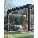 Chenquansarl - 1x2m bche transparente avec ?illets bche transparente impermable, 420g / m bche couverture ...