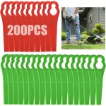 Chenquansarl - lot de 200 lames de coupe en plastique sans fil de 83 mm pour tondeuse a gazon einhell ...