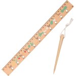 Chenquansarl - 2pcs règle de plantation en bois et semoir ensemble, règle d'espacement des graines avec ... Chenquansarl - 2pcs règle de plantation en bois et semoir ensemble, règle d'espacement des graines avec ...